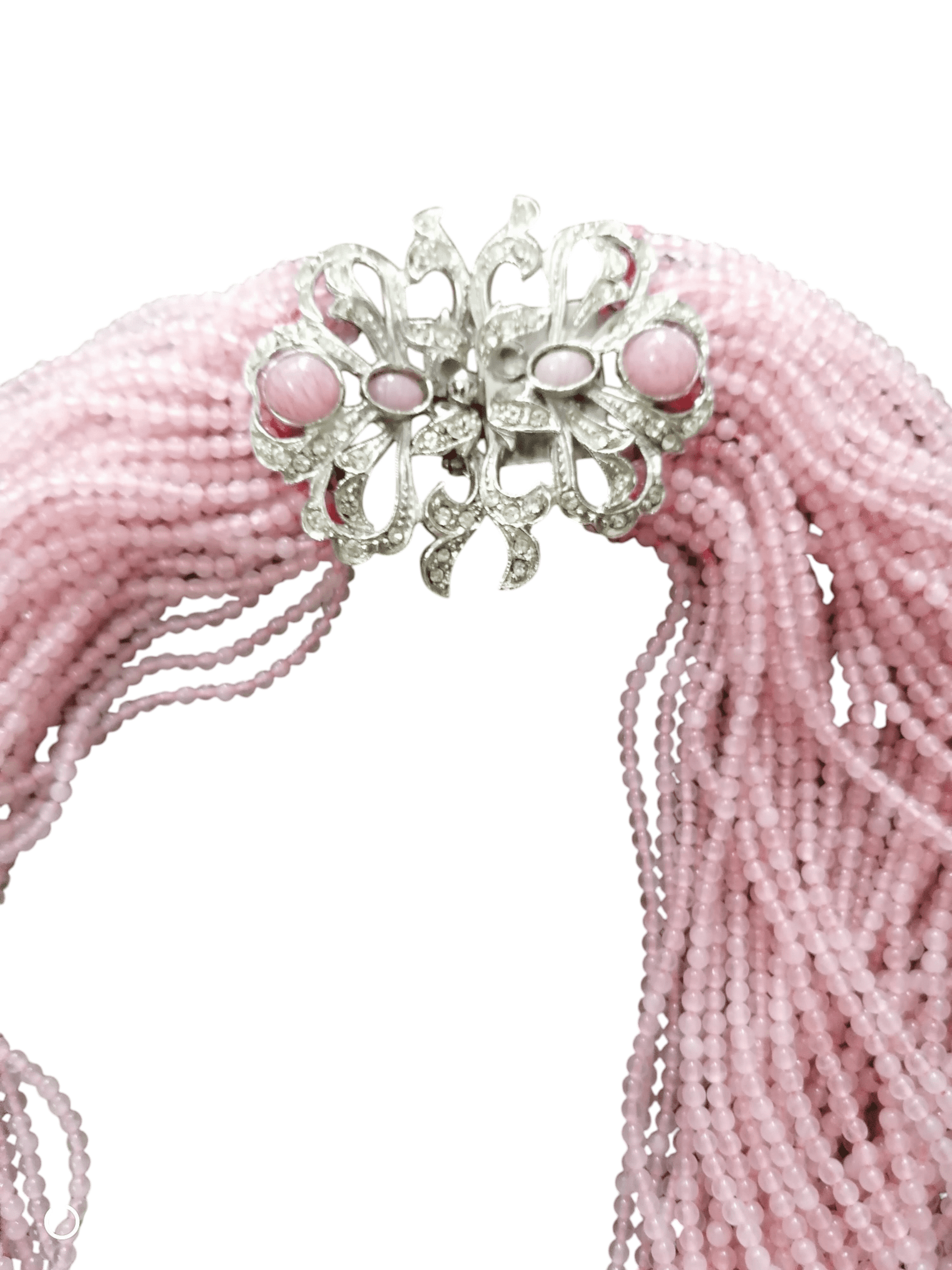 Collar de cuarzo rosa - 2