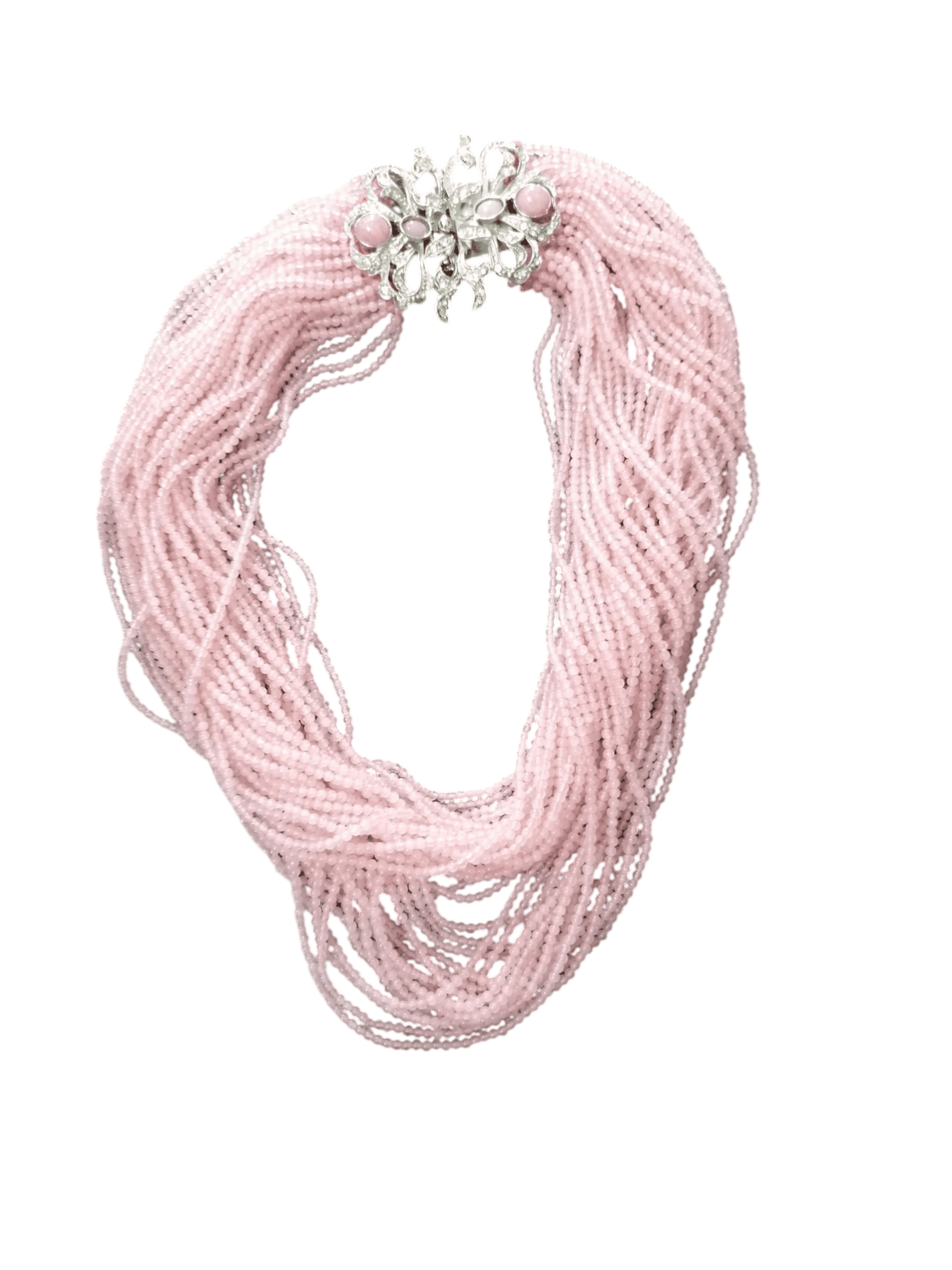Collar de cuarzo rosa - 6